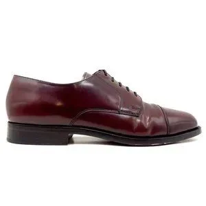 Cole Haan Burgundy Leather Cap Toe Lace Up Oxfords Shoes Men\'s 10 D s-l400.png main image 2